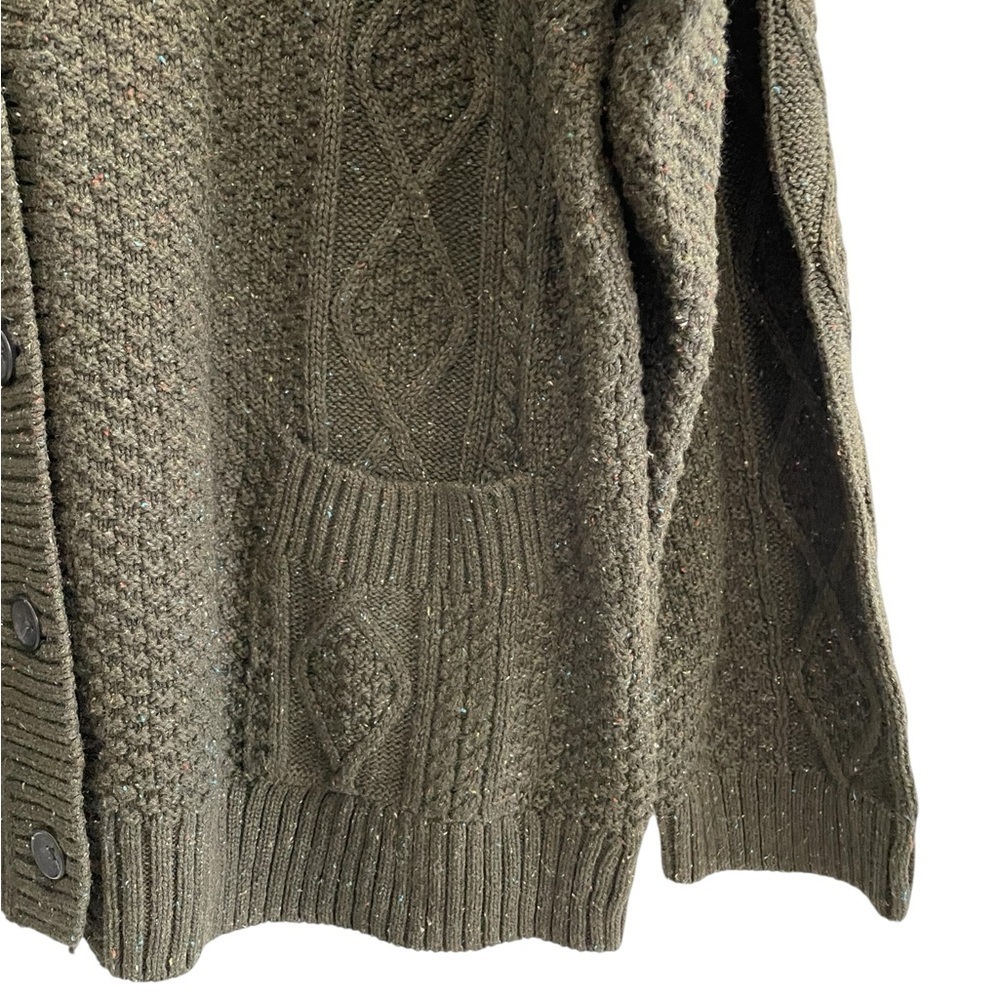 PRANA WOMEN'S SANGRIA FIELDS Evergreen Cardigan Sweater Size XL - Picture 6 of 8